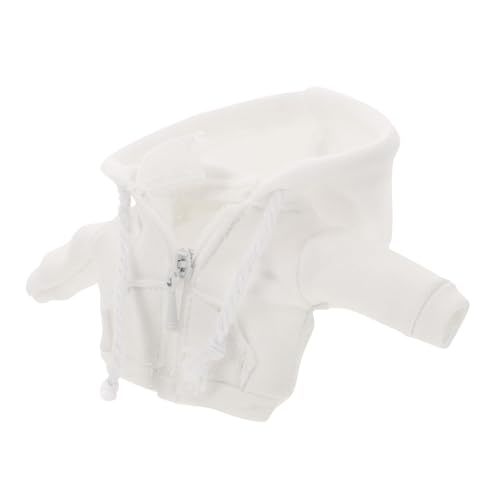 BCOATH Miniatur Puppen Hoodie Weiß Maßstab Feines Design Vielseitige Puppenkleidung Für Puppenhaus dekor Geschenk Für Puppensammler BCOATH Miniatur Puppen Hoodie Weiß Maßstab Feines Design Vielseitige Puppenkleidung Für Puppenhaus dekor Geschenk Für Puppensammler von BCOATH
