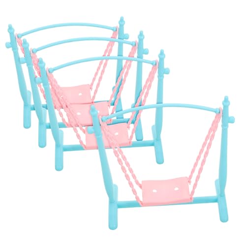 BCOATH Miniatur Puppenhaus Schaukel Zubehör Abs Bunte Spielplatz Miniaturschaukel Für Mädchen Puppenspielzeug Einfach Zusammenzubauen BCOATH Miniatur Puppenhaus Schaukel Zubehör Abs Bunte Spielplatz Miniaturschaukel Für Mädchen Puppenspielzeug Einfach Zusammenzubauen von BCOATH