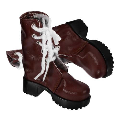 BCOATH Miniatur Puppenschuhe Mini Stiefel Puppenhaus Zubehör Glatte Kanten Tragbar für Verkleiden und Dekorieren von Puppenhäusern von BCOATH