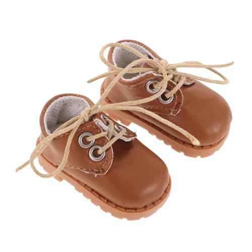 BCOATH Miniatur Puppenschuhe aus Kunstleder für Große Dolls Accessoires für Puppen Langlebig und zum Dekorieren von BCOATH