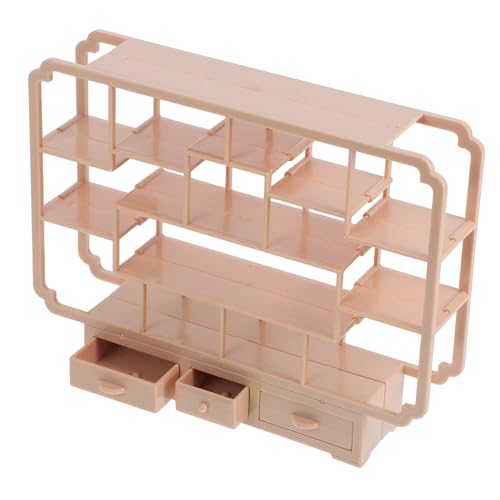 BCOATH Miniatur-puppenhaus-ausstellungsregal Aus Kunststoff, Mini-möbel Für Puppenhaus, Modernes Puppenhaus-zubehör, Miniatur-aufbewahrungsregal, Dekoratives BCOATH Miniatur-puppenhaus-ausstellungsregal Aus Kunststoff, Mini-möbel Für Puppenhaus, Modernes Puppenhaus-zubehör, Miniatur-aufbewahrungsregal, Dekoratives von BCOATH