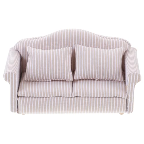 BCOATH Miniaturmöbelmodell Haussofa Sofa Miniatur Miniaturmöbel Viktorianische Zubehör Puppenhaus Möbel Möbelschmuck Bank mit Sessel Stuhl Wohnzimmer Couch Kissen BCOATH Miniaturmöbelmodell Haussofa Sofa Miniatur Miniaturmöbel Viktorianische Zubehör Puppenhaus Möbel Möbelschmuck Bank mit Sessel Stuhl Wohnzimmer Couch Kissen von BCOATH