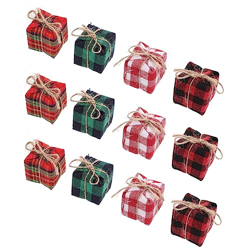 BCOATH Dekorative Mini-weihnachtsboxen 12 Stück Miniatur-süßigkeitenbox Spielzeug Mini-Box Weihnachts-Miniatur-Ornament Für Weihnachtsdekorationen BCOATH Dekorative Mini-weihnachtsboxen 12 Stück Miniatur-süßigkeitenbox Spielzeug Mini-Box Weihnachts-Miniatur-Ornament Für Weihnachtsdekorationen von BCOATH