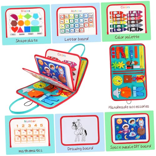 BCOATH Montessori Busy Board für Kleinkinder Edukatives Lernspielzeug mit Farben Formen Zahlen Reißverschluss Schnürsenkel Knöpfen Gürtel Fördert Feinmotorik und Selbstständigkeit BCOATH Montessori Busy Board für Kleinkinder Edukatives Lernspielzeug mit Farben Formen Zahlen Reißverschluss Schnürsenkel Knöpfen Gürtel Fördert Feinmotorik und Selbstständigkeit von BCOATH