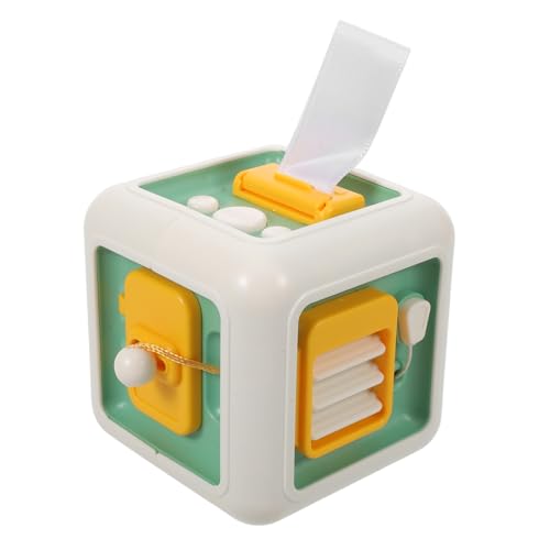 BCOATH Montessori Busy Cube Lernspielzeug Pädagogisch Fördernd Feinmotorik Entwicklung Jungen Mädchen Reise Geburtstagsgeschenk von BCOATH
