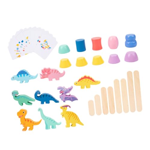 BCOATH Montessori Lernspielzeug Stapel Feinmotorik Kinder Balance Jährige für Blöcke Stapelblock Stapelspielzeug für Farbblock Ostergeschenke Dinosaurier Spielzeug Spiel BCOATH Montessori Lernspielzeug Stapel Feinmotorik Kinder Balance Jährige für Blöcke Stapelblock Stapelspielzeug für Farbblock Ostergeschenke Dinosaurier Spielzeug Spiel von BCOATH