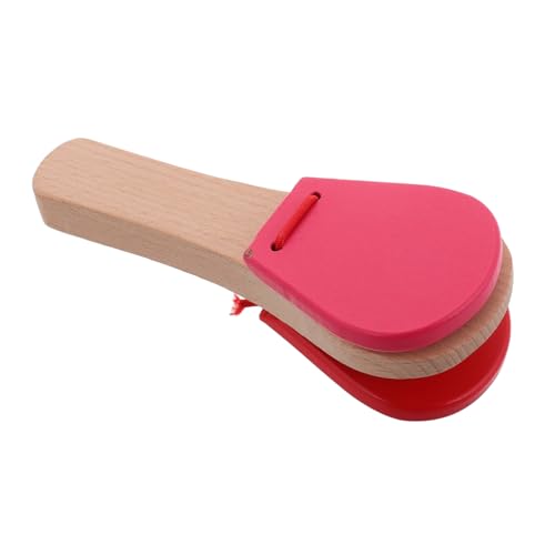 BCOATH Musikalische Kastagnetten Instrument Klatschen Bord Musik Pädagogisches Klassenzimmer DIY Holz Klöppel Schlaginstrument Finger Kastagnetten BCOATH Musikalische Kastagnetten Instrument Klatschen Bord Musik Pädagogisches Klassenzimmer DIY Holz Klöppel Schlaginstrument Finger Kastagnetten von BCOATH