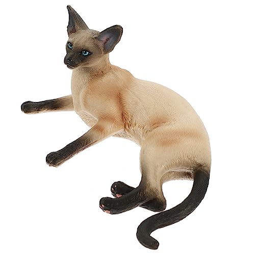BCOATH Plastikkatze Ornament Cat Figur Entzückender Katue -Statue -Tisch Herzstück Kleine Katzendekoration von BCOATH