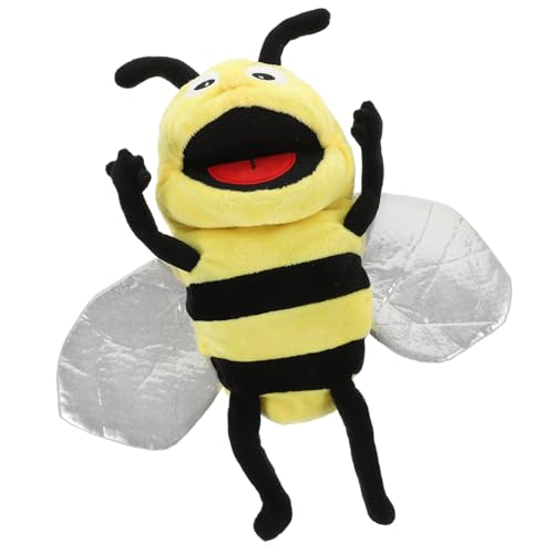 BCOATH Plüsch Bienen Handpuppe für Interaktives Rollenspiel Gefülltes Insekten Fördert Kreativität Motorische Fähigkeiten und Kommunikation BCOATH Plüsch Bienen Handpuppe für Interaktives Rollenspiel Gefülltes Insekten Fördert Kreativität Motorische Fähigkeiten und Kommunikation von BCOATH