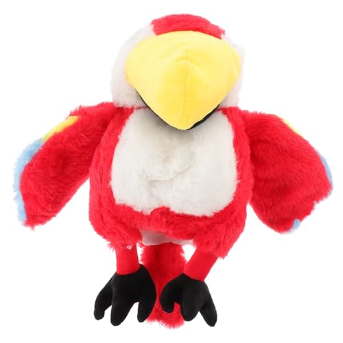 BCOATH Plüsch Papagei Handpuppe Interaktive Vogel für Eltern Spiele Waschbare und Weiche Fördert Kreativität und Hand Augen Koordination BCOATH Plüsch Papagei Handpuppe Interaktive Vogel für Eltern Spiele Waschbare und Weiche Fördert Kreativität und Hand Augen Koordination von BCOATH