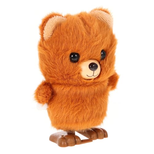 BCOATH Plüsch Springender Bär Aufziehspielzeug Cartoon Tier Figur Interaktives Aufziehspielzeug Tier Für Jungen Mädchen Geschenk von BCOATH