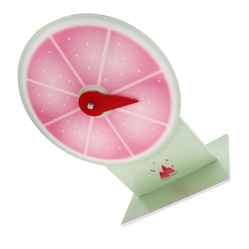 BCOATH Preisrad Für Karneval, Klassenzimmer, 30 cm, Wassermelone, Kleines Tisch-spinnrad Für Preise, Bearbeitbares Desktop-preisrad Für Die Präsentation Von Herbstfestspielen, von BCOATH