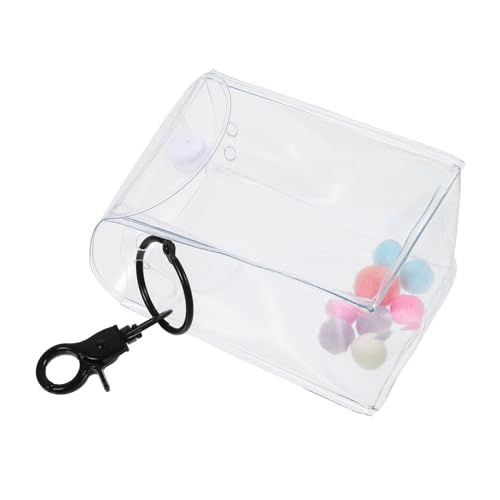 BCOATH Puppen Aufbewahrungstasche mit Schlüsselanhänger Transparente Vitrine für Mini Figuren Praktischer Doll Display Bag für Sammlerstücke und Schmuck für Unterwegs Hause BCOATH Puppen Aufbewahrungstasche mit Schlüsselanhänger Transparente Vitrine für Mini Figuren Praktischer Doll Display Bag für Sammlerstücke und Schmuck für Unterwegs Hause von BCOATH