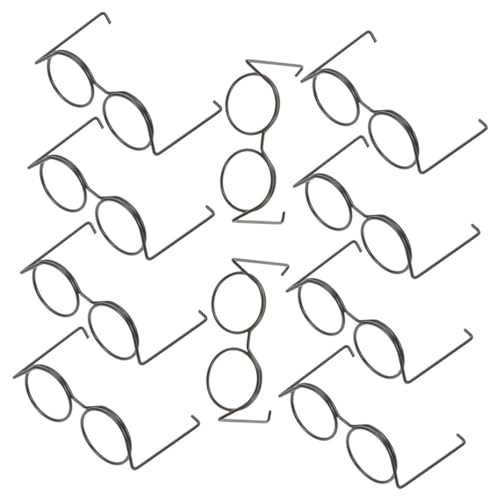 BCOATH Puppen Brillen Mini Puppenbrille Mini Puppenbrillen Aus Runde Ohne Gläser Klassische Accessoires Für Puppen Schwarze Große Augenbrille Dekoration Für Puppenhaus Und Bastelprojekte BCOATH Puppen Brillen Mini Puppenbrille Mini Puppenbrillen Aus Runde Ohne Gläser Klassische Accessoires Für Puppen Schwarze Große Augenbrille Dekoration Für Puppenhaus Und Bastelprojekte von BCOATH