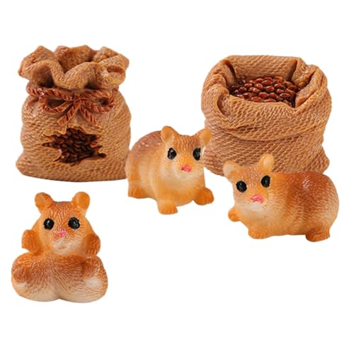 BCOATH Mini Ratte Modellierung Harz Tier Figuren 5pcs Set Für Outdoor Yard BCOATH Mini Ratte Modellierung Harz Tier Figuren 5pcs Set Für Outdoor Yard von BCOATH