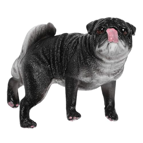BCOATH Realistische Hundefigur Exquisites Hundemodell Dekoration für Zuhause Büro und Garten Perfektes für Hundeliebhaber und Cartoon Hundestatue von BCOATH