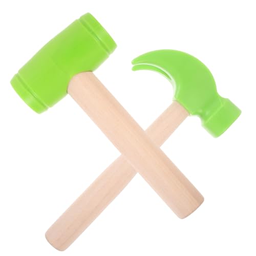 BCOATH Realistischer Hammer Hämmer Kinder Kampfhammer Kinderhammerspielzeug Werkzeugkasten für Kleinkindspielzeug Vorschlaghammer Hammerschlagspielzeug Hammerspielzeug Simulationshammer von BCOATH