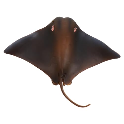 BCOATH Realistisches Aquarium Deko Modell Stachelrochen Braun Farbecht Leicht Sicher Langlebig Aquarium und Glaswassserbecken Schmuck Pädagogisches Meerestier Dekoratives Fischbecken von BCOATH