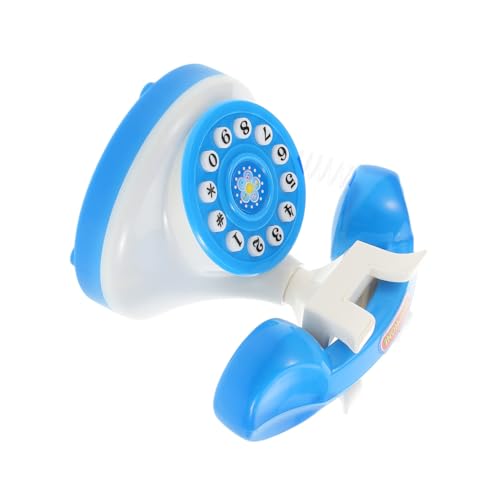 BCOATH Realistisches Mini Telefon aus Kunststoff Interaktives Rollenspiel für Pädagogisches Nachahmungs Telefon ohne Batterien Blau Zubehör für Fantasievolle Zufällige Zufällige Farbe von BCOATH