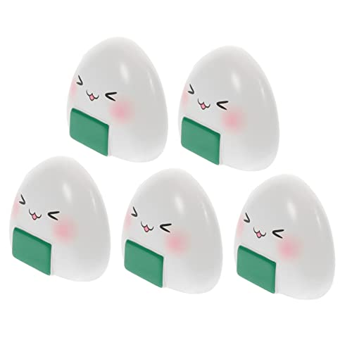 BCOATH 5 Stücke Einzigartige Cartoon Reis Rolle Decor Miniatur Harz Handwerk Ornament Für Spielen Lebensmittel von BCOATH