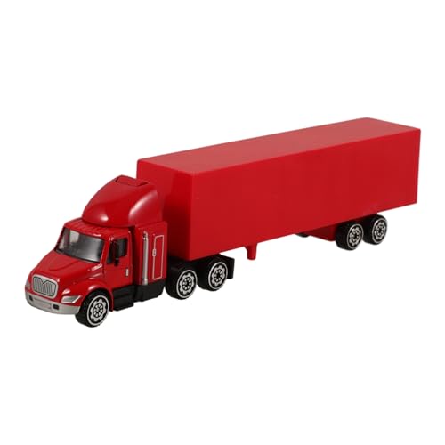 BCOATH Retro Mini Container LKW Modell aus Robustem Legierungsmetall Detailgetreue Klassische Dekoration für Schreibtisch und Vitrine Kreatives Miniaturspielzeug für Sammler und von BCOATH