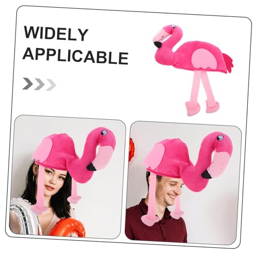 BCOATH Romantischer Flamingo Kostümhut aus Weichem Plüsch Einzigartiges Party Accessoire für Valentinstag und Kostümfeiern Auffälliger Tierhut für Erwachsene und Pinke Verkleidungsmütze BCOATH Romantischer Flamingo Kostümhut aus Weichem Plüsch Einzigartiges Party Accessoire für Valentinstag und Kostümfeiern Auffälliger Tierhut für Erwachsene und Pinke Verkleidungsmütze von BCOATH