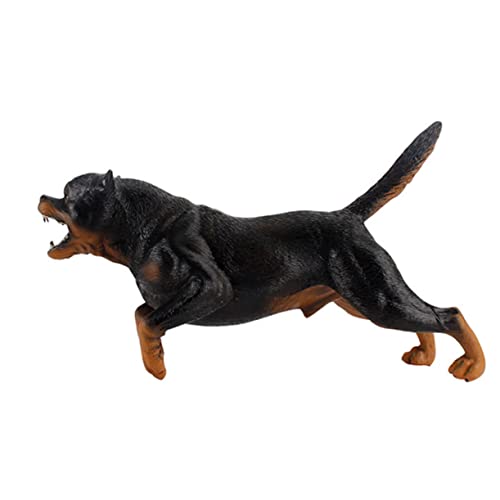 BCOATH Mini Rottweiler Figur Simulation Tier Hund Spielzeug Große Statische Solide Rottweiler Für Kinder von BCOATH