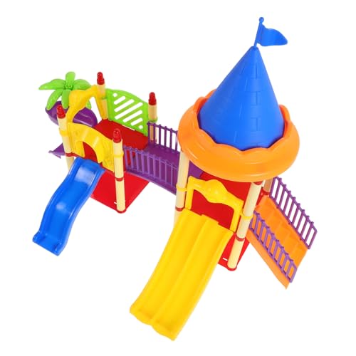 BCOATH Rutschenspielzeug Spieldekor Landschaftsrutsche Für Zubehörrutschen Für Puppenhaus Kinderrutsche Mini Rutschenspielzeug Modellsimulation DIY Miniaturspielzeug Für von BCOATH