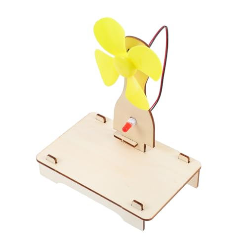 BCOATH Selbstgebautes Windkraft experimentierset Wissenschaftsspielzeug Windgenerator Modell für Schule und Unterricht zur Naturwissenschaftlicher Kenntnisse und Zufällige Farbe von BCOATH