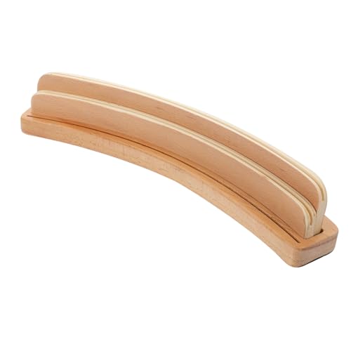BCOATH Spielkartenhalter aus Holz mit Gebogenem Design Freihändiger Kartenständer für Spielkarten und Fotos Rutschfester Holzständer mit Breitem Ablagefach Langlebig und Stabil für Rommé BCOATH Spielkartenhalter aus Holz mit Gebogenem Design Freihändiger Kartenständer für Spielkarten und Fotos Rutschfester Holzständer mit Breitem Ablagefach Langlebig und Stabil für Rommé von BCOATH