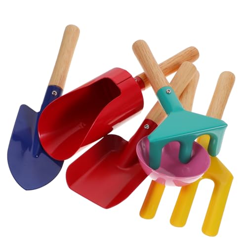 BCOATH Teiliges Gartenwerkzeug Kleine Robuste Gartenschaufeln und Rechen in Bunten Farben Sicher und Kindgerecht für Spielerisches Pflanzen Graben und Entdecken im Garten BCOATH Teiliges Gartenwerkzeug Kleine Robuste Gartenschaufeln und Rechen in Bunten Farben Sicher und Kindgerecht für Spielerisches Pflanzen Graben und Entdecken im Garten von BCOATH