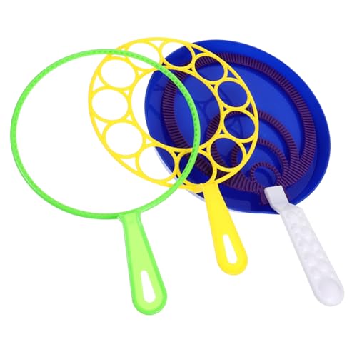 BCOATH Teiliges Seifenblasenring Bubble Blowing Tool aus Flexiblem Bruchsicherem Material Erzeugt Viele Bunte Seifenblasen Outdoor für Stundenlangen Spielspaß Zufällige Zufällige Farbe von BCOATH