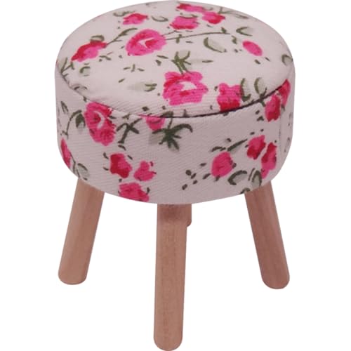 BCOATH Tiny House Stool Miniatur Bar Stuhl Mini Stuhl Ornament Für Doll House (1:12) von BCOATH