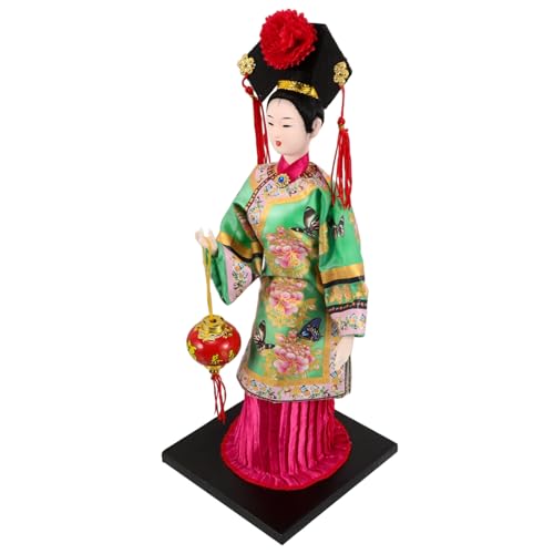 BCOATH Miniatur-Figur Aus Asiatischer Antike Traditionelle Chinesische Seide Peking-kulturpuppe Handgefertigtes Kunsthandwerk von BCOATH