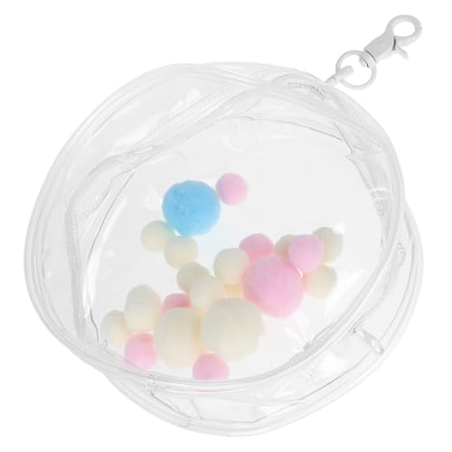BCOATH Transparente Mini Aufbewahrungstasche mit Reißverschluss und Schlüsselanhänger Tragbare Schutz hülle für Puppen und Figuren Kratzfest Vielseitige Durchsichtige Tasche für Reisen BCOATH Transparente Mini Aufbewahrungstasche mit Reißverschluss und Schlüsselanhänger Tragbare Schutz hülle für Puppen und Figuren Kratzfest Vielseitige Durchsichtige Tasche für Reisen von BCOATH