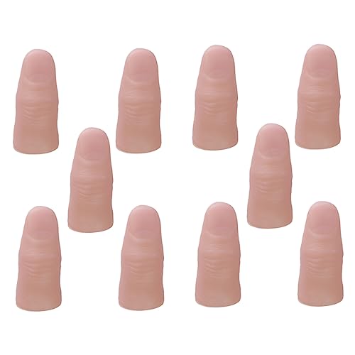 BCOATH 20pcs Faux Finger Leben-wie Gefälschte Daumen Mit Zeigen Requisiten Party Streich Spielzeug von BCOATH