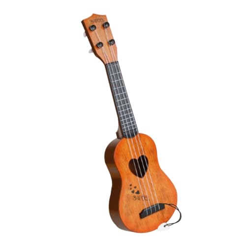 BCOATH Ukulele aus Robustem Kunststoff Simulierter Gitarren lernspielzeug für Jungen und Mädchen Frühkindliches Musikinstrument Buntes Modell für Kindergarten und Zuhause Zufällige Farbe von BCOATH