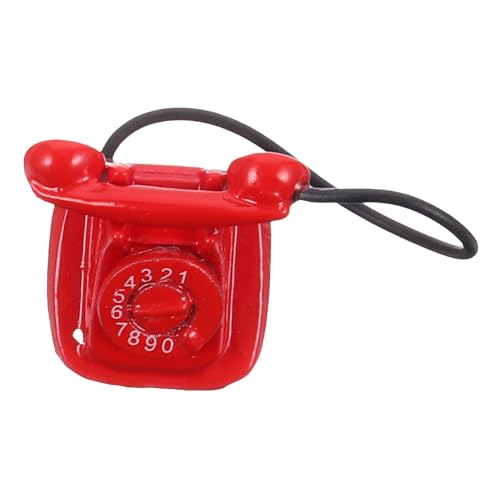 BCOATH Vintage Miniatur Telefon für Puppenhaus Retro Dekoration für DIY Projekte Kindergeburtstag Weihnachten und Spielzeugaccessoire für Puppenhäuser BCOATH Vintage Miniatur Telefon für Puppenhaus Retro Dekoration für DIY Projekte Kindergeburtstag Weihnachten und Spielzeugaccessoire für Puppenhäuser von BCOATH