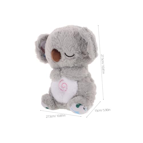 BCOATH Weiches Plüschtier Koala Kuscheltier mit Beruhigender Melodie und Sanftem Licht Liebevoll Gestaltetes Kinderstofftier Geschenk und Dekoratives Wohnaccessoire von BCOATH