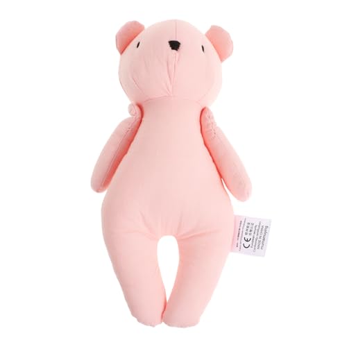 BCOATH Weiches Stofftier Kuscheltier Tragbares Plüschtier Bär Beruhigende Cartoon Puppe für Junge Mädchen und Hautfreundlich zum Schlafen und für Kleinkinder von BCOATH