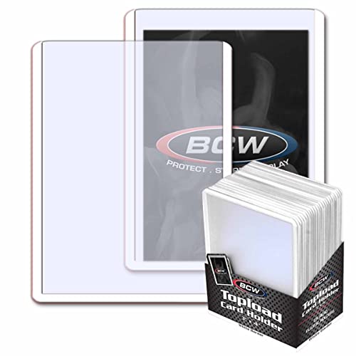 BCW 3x4 Topload Card Holder - White Border von BCW