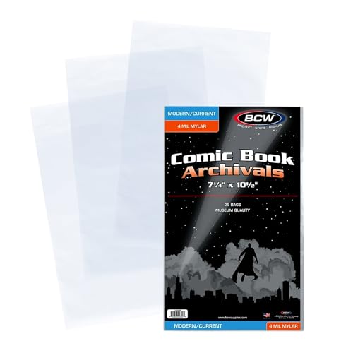 BCW Mylar Current Comic Book Bags 4-Mil von BCW