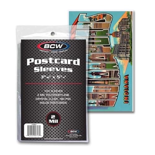 BCW Postcard Sleeves 3 11/16 X 5 3/4 by BCW von BCW
