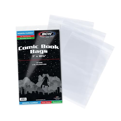 BCW Resealable Current Thick Comic Bags (100 CT.) von BCW