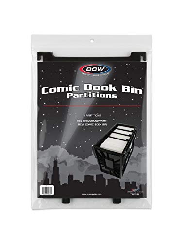 BCW kurz Comic Buch Bin Partitionen – Schwarz von BCW