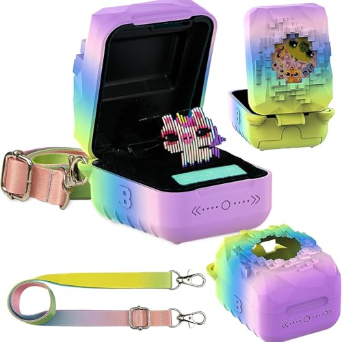 BCWEGION Silikonhülle für Bitzee Magicals Interaktives Spielzeug Digitales Haustier, Schutzhülle für Bitzee Magicals mit Lanyard, Neues Bitsy Elektronisches Virtuelles Haustier(Nur Silikonhülle) von BCWEGION