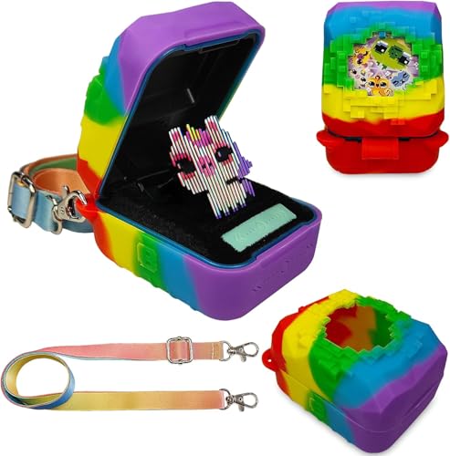 BCWEGION Silikonhülle für Bitzee Magicals Interaktives Spielzeug Digitales Haustier, Schutzhülle für Bitzee Magicals mit Lanyard, Neues Bitsy Elektronisches Virtuelles Haustier(Nur Silikonhülle) BCWEGION Silikonhülle für Bitzee Magicals Interaktives Spielzeug Digitales Haustier, Schutzhülle für Bitzee Magicals mit Lanyard, Neues Bitsy Elektronisches Virtuelles Haustier(Nur Silikonhülle) von BCWEGION