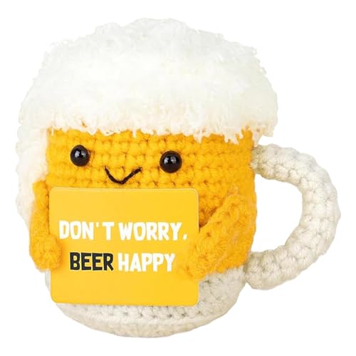 BCYSNR Emotional Süßes Haken Kartoffel Partner Spielzeug mit Positiven Karten Zum Aufmuntern,Gestrickte Puppe Bier,Emotionale Unterstützung,Handgefertigt Häkel Puppen,für Emotionale Aufmunterung BCYSNR Emotional Süßes Haken Kartoffel Partner Spielzeug mit Positiven Karten Zum Aufmuntern,Gestrickte Puppe Bier,Emotionale Unterstützung,Handgefertigt Häkel Puppen,für Emotionale Aufmunterung von BCYSNR