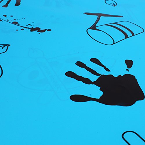 BCreative Spritzmatte aus Kunststoff, für Kinder, Blau BCreative Spritzmatte aus Kunststoff, für Kinder, Blau von BCreativetolearn
