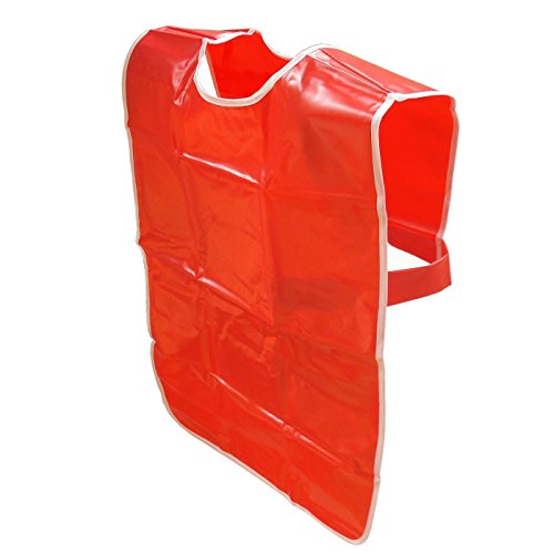 BCreative® Schürze aus PVC, wasserdicht, für Kinder, zum Backen und Malen, mittelgroß, 66 cm x 61 cm, Rot BCreative® Schürze aus PVC, wasserdicht, für Kinder, zum Backen und Malen, mittelgroß, 66 cm x 61 cm, Rot von BCreativetolearn